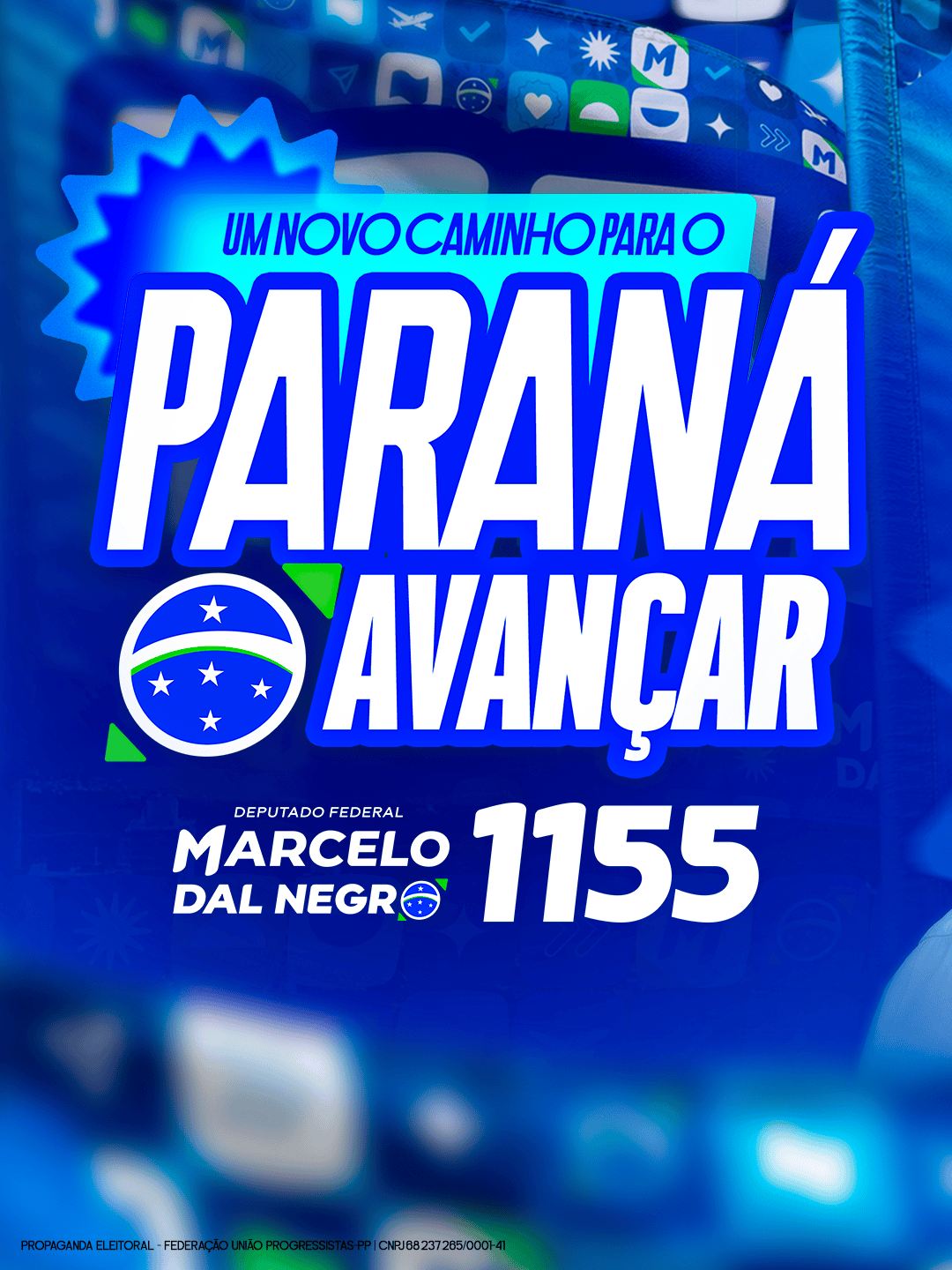 Arte oficial da campanha Marcelo Dal Negro 1155